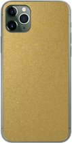 Geschikt voor iPhone 11 Pro Max hoesje - Goud - Metaal - Luxe - Design - Siliconen Telefoonhoesje