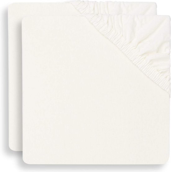 Jollein Baby Hoeslaken Ledikant - Nougat - Jersey - 2 Stuks - 60x120cm