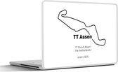 Laptop sticker - 13.3 inch - TT Assen - Circuit - Nederland