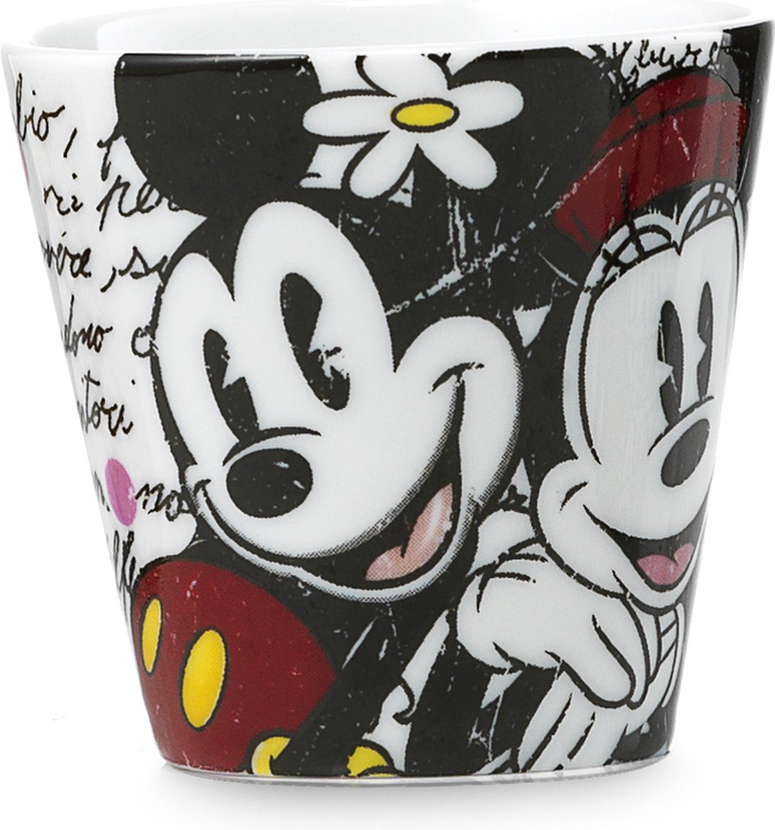 M&M classic collection - set van 4 espressokopjes Mickey & Minnie