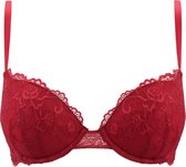 SAPPH - Odetta Push-Up BH Rood - maat 70A - Rood