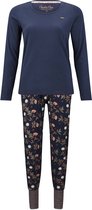 Indigo dames pyjama bloemen