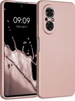 kwmobile telefoonhoesje voor Honor 50 SE - Hoesje voor smartphone - Back cover in metallic roségoud