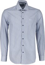 Ledûb Overhemd - Modern Fit - Blauw - 44