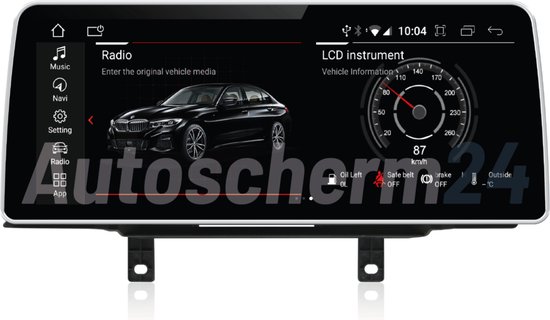 BMW 1-Serie navigatie scherm draadloos Apple Carplay en Android Auto  autoscherm F21... | bol.com