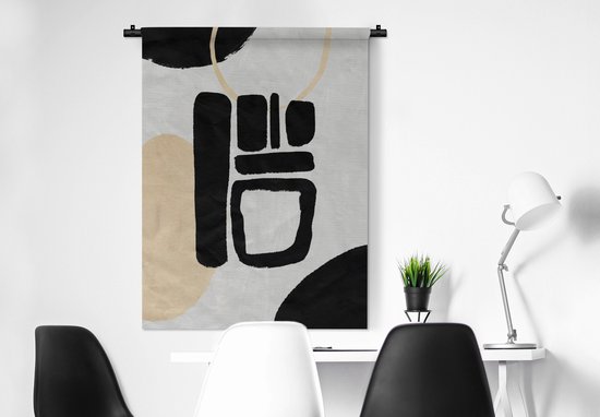 Tapisserie - Tissu mural - Art - Luxe - Abstrait - 90x120 cm - Tapisserie