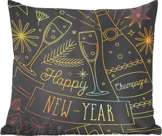 Sierkussens - Kussentjes Woonkamer - 60x60 cm - Feest - Nieuwjaar - Design - Kerstversiering - Kerstdecoratie voor binnen - Woonkamer