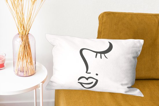 Visage - Abstrait - Zwart - Wit