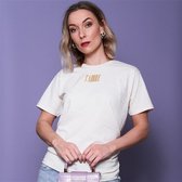 T-SHIRT GOLD JADORE OFF WHITE (XL)