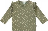 Babylook T-Shirt Flower Dusty Olive