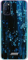 6F hoesje - geschikt voor OPPO A52 -  Transparant TPU Case - Bubbling Blues #ffffff