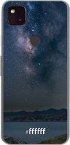 6F hoesje - geschikt voor Google Pixel 4a 5G -  Transparant TPU Case - Landscape Milky Way #ffffff