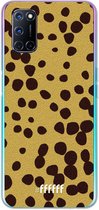 6F hoesje - geschikt voor OPPO A92 -  Transparant TPU Case - Cheetah Print #ffffff