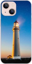 6F hoesje - geschikt voor iPhone 13 - Transparant TPU Case - Lighthouse #ffffff