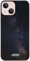 6F hoesje - geschikt voor iPhone 13 - Transparant TPU Case - Dark Space #ffffff