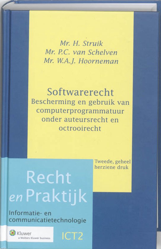 Recht en Praktijk - ICT 2 - Softwarerecht - cover