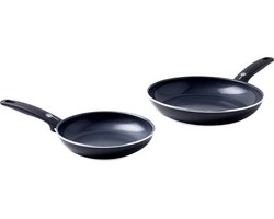 GreenPan Cambridge Koekenpannenset 2-delig - 20/28cm - PFAS-vrije antikleeflaag - Pannenset…