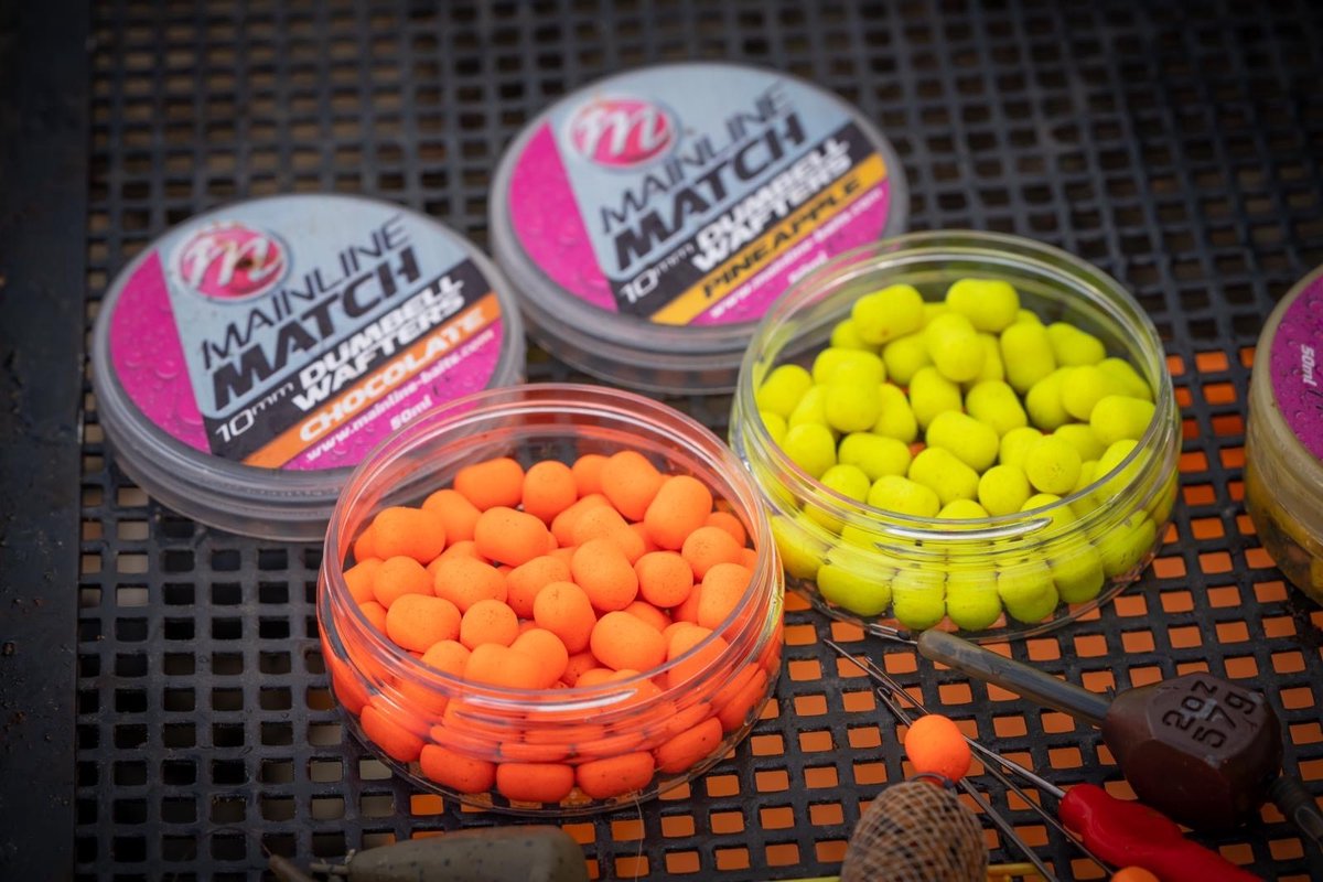 Mainline Match Dumbell Wafters 6mm Yellow Pineapple