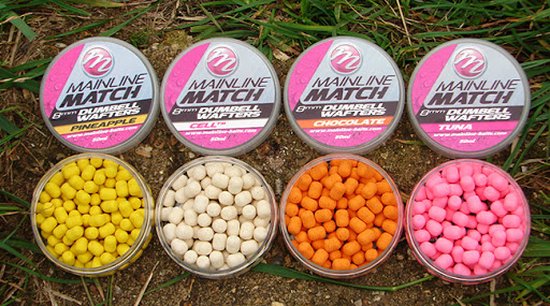 Mainline Match Dumbell Wafters 10mm Yellow Pineapple van Mainline — afbeelding 2