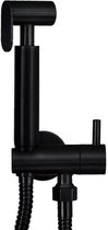 Bally Bidet Handdoucheset Rond RVS Mat Zwart