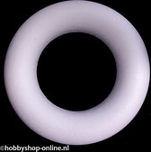 Ring - Halfplat - Styropor - Piepschuim - 200 mm - Craft - 1 stuk
