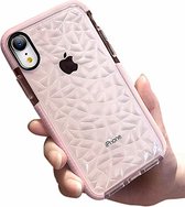 ShieldCase diamanten case geschikt voor Apple iPhone SE 2020 / SE 2022 - roze