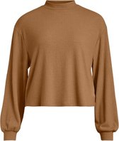 Vila Trui Viribbi L/s Top/su/tb 14065569 Tigers Eye Dames Maat - L