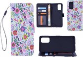 Bookcase Geschikt voor: Samsung Galaxy S21 Plus hoesje met print - Flowers