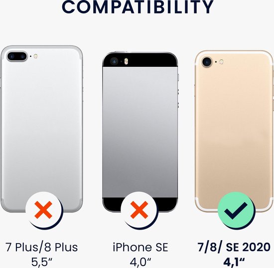 kwmobile 40225.58 coque de protection pour téléphones portables 11,9 cm (4.7") Bleu