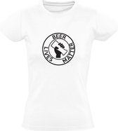 Beer Lives Matter | Dames T-shirt | Wit | Bier | Drank | Alcohol | Protest | Feest