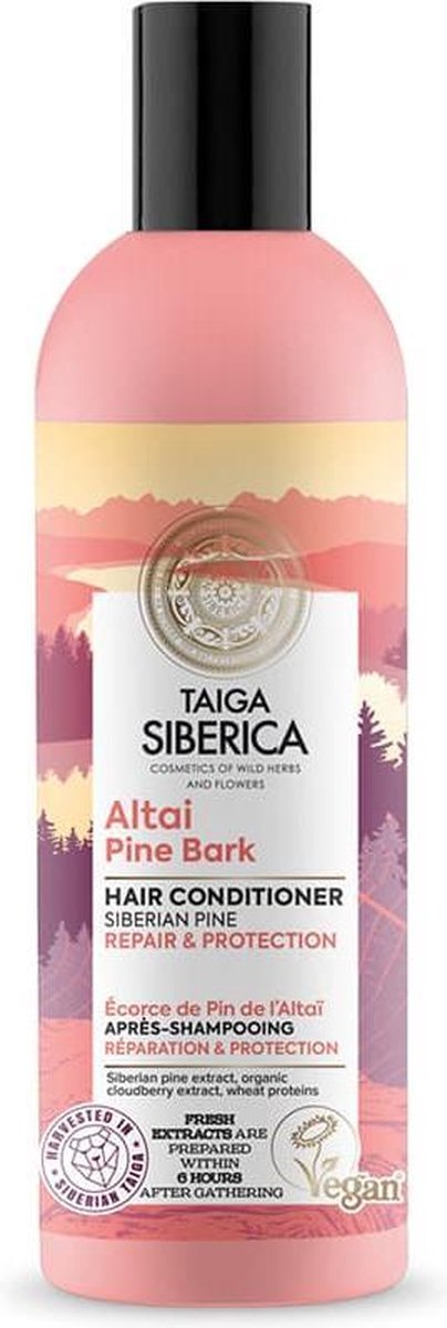 Taiga Siberica Altai Pine Bark vegan haarconditioner met Altai Pine Herstel en Bescherming 270ml