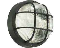 Benson Ronde buitenlamp - waterdicht - zwart - E27 fitting - 18 cm