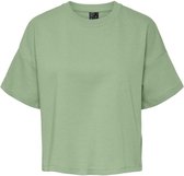 Pieces T-shirt Pcchilli Summer 2/4 Loose Sweat Noo 17118870 Quiet Green Dames Maat - M