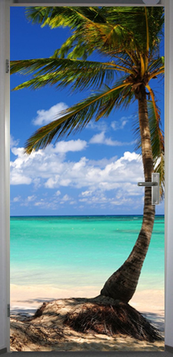 Deurposter 'Tropical 4' - deursticker 80x200 cm