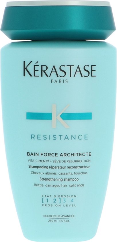 Kérastase Résistance Bain Force Architecte - Shampoo voor Beschadigd Haar - 250 ml - Kérastase