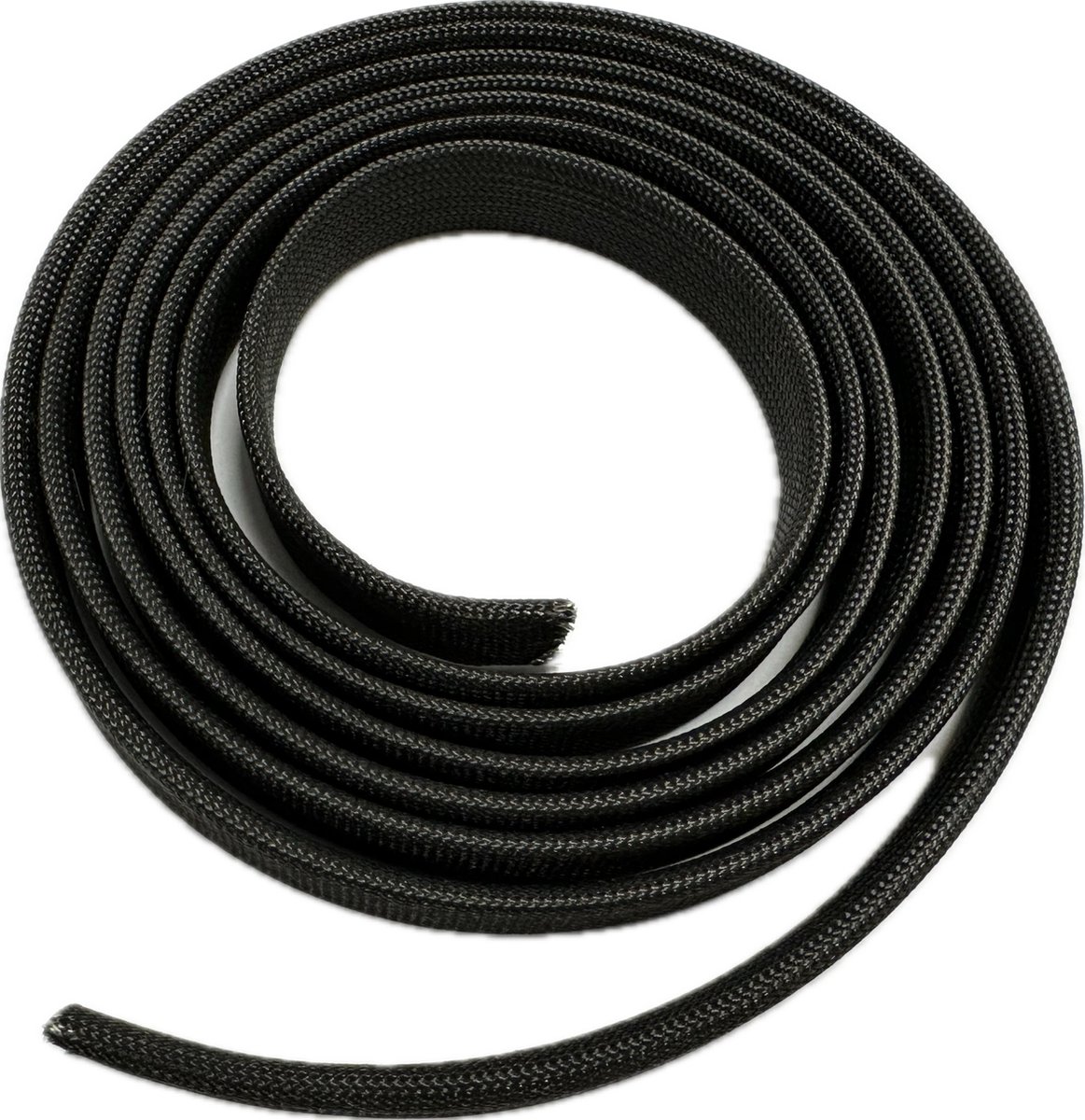 Premium Hittebestendige hoes Zwart tot 550 °C - 10 mm x 2.5m