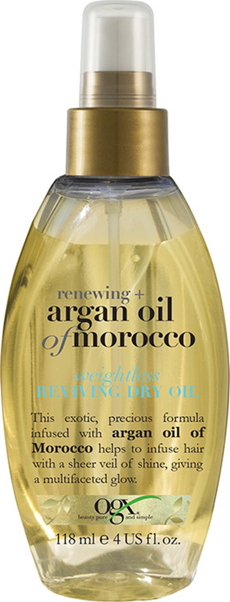 OGX Hair Oil Weightless Dry Out Spray Argan Oil Of Morocco - 118 ml