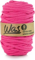 Wax - Corde - cordon coton/polyester - tressé - 9mm, 50m - Rose