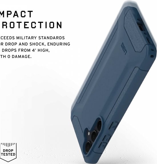 Urban Armor Gear Scout Samsung Galaxy A35 Hoesje Back Cover Blauw