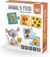 Eurekakids Combi Puzzle Animaux - Nourriture pour animaux - Éducatif