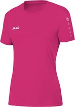Jako Team Shirt Korte Mouw Dames - Roze | Maat: 34