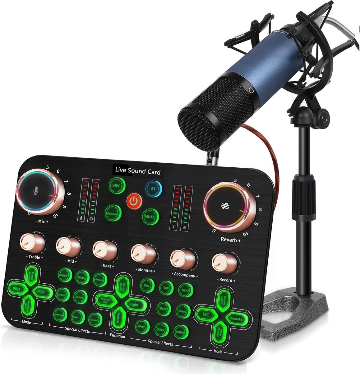 ALLWIN Podcast Microfoonset K600 XLR