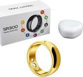 Nieuwe Sr300 Waterdichte Smart Ring Hartslag Bloeddruk Bloedzuurstoftemperatuur Slaap Hulp Calorieën Gezondheid Meertalige Fitness Monitor Tracker Goud Maat 22