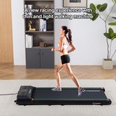 Loopband - 1-6km/h- Krachtig - slank en stil - LCD scherm en teller - ingebouwde Bluetooth-luidspreker - Meerdere Snelheidsstanden - Wandelband - Walking Pad - Treadmill - MET Afstandsbediening