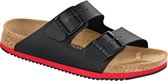 Birkenstock Dames Muil Arizona SL 54244 - Zwart/Rood - 40