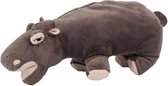 Pia Soft Toys Knuffeldier Nijlpaard - zachte pluche stof - premium kwaliteit knuffels - grijs - 29 cm - Nijlpaarden