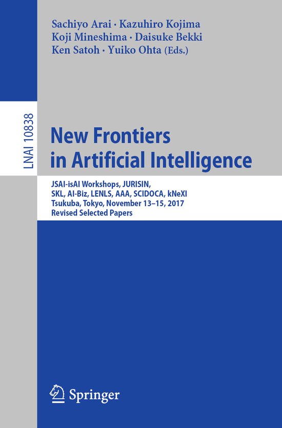 Lecture Notes in Computer Science10838- New Frontiers in Art ... - cover