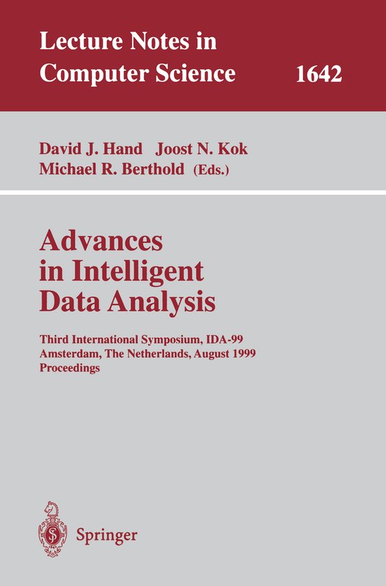 Advances in Intelligent Data Analysis - cover