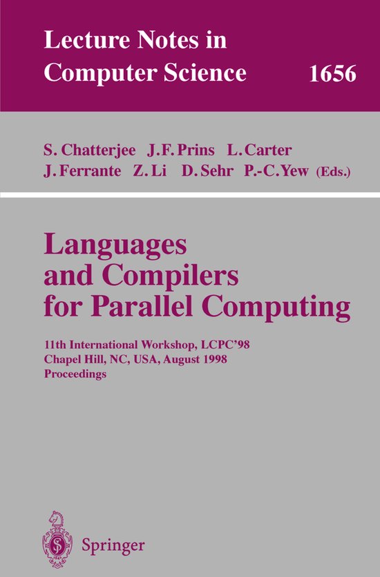 Languages and Compilers for Parallel Computing - cover