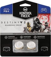KontrolFreek FPS Freek Destiny 2 Guardian Crest voor PlayStation 4 (PS4) en PlayStation 5 (PS5) | Performance Thumbsticks | 1 High-Rise, 1 Mid-Rise | Wit
